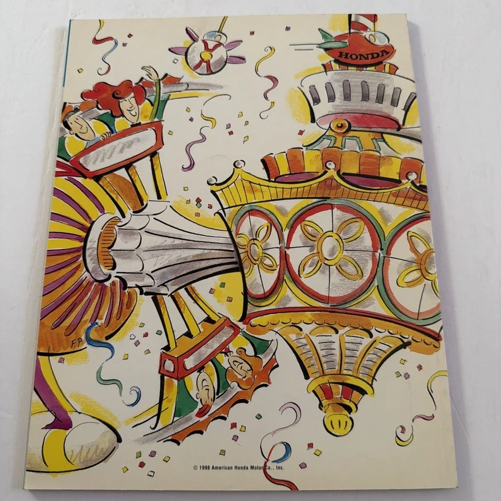 109th Tournament Of Roses Parade Official 1998 Program Carol Burnett